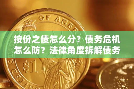 北京按份之债怎么分？债务危机怎么防？法律角度拆解债务分配与风险自保指南