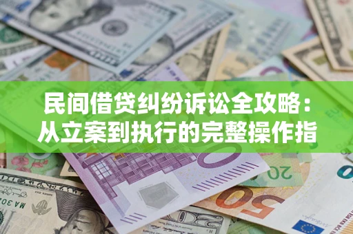 北京民间借贷纠纷诉讼全攻略：从立案到执行的完整操作指南