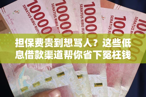 北京担保费贵到想骂人？这些低息借款渠道帮你省下冤枉钱